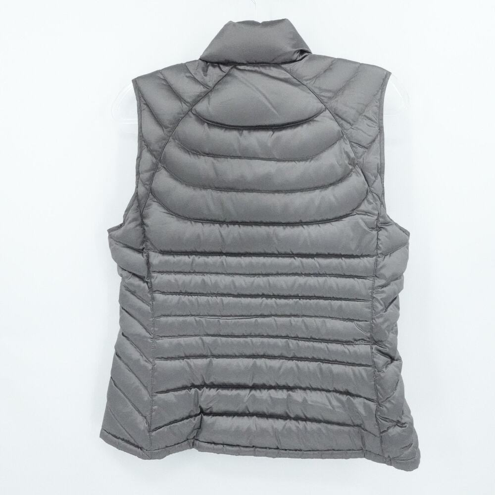 Bernardo Vest Womens‎ Medium Gray Goose Down Packable Lightweight Puffer Jacket - Picture 2 of 11